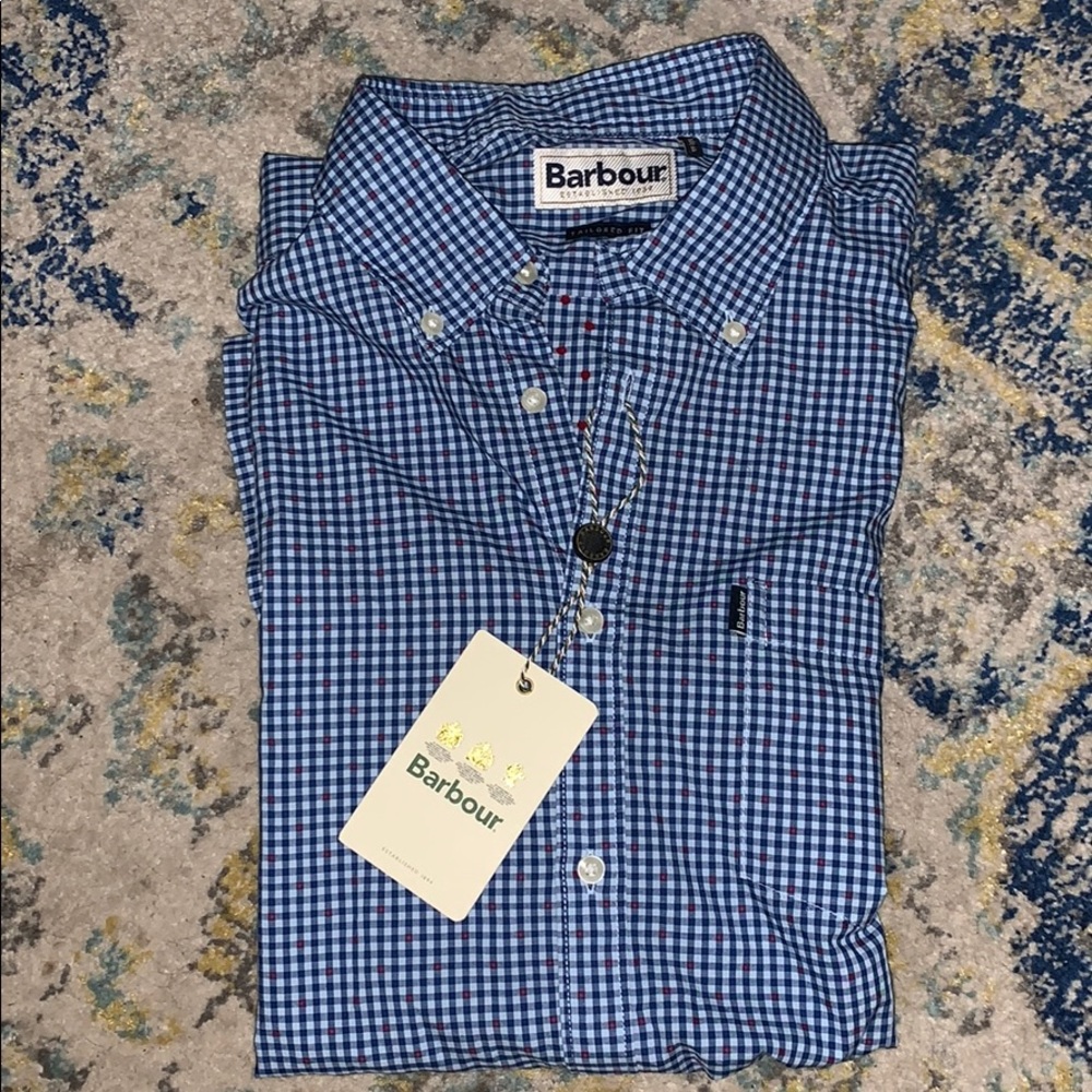 Barbour Short Sleeve Tailored Button Down